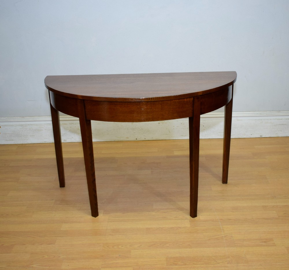 Georgian Demi Lune Console Table View III