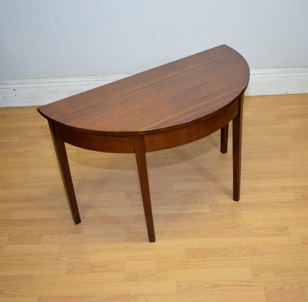 Georgian Demi Lune Console Table View V