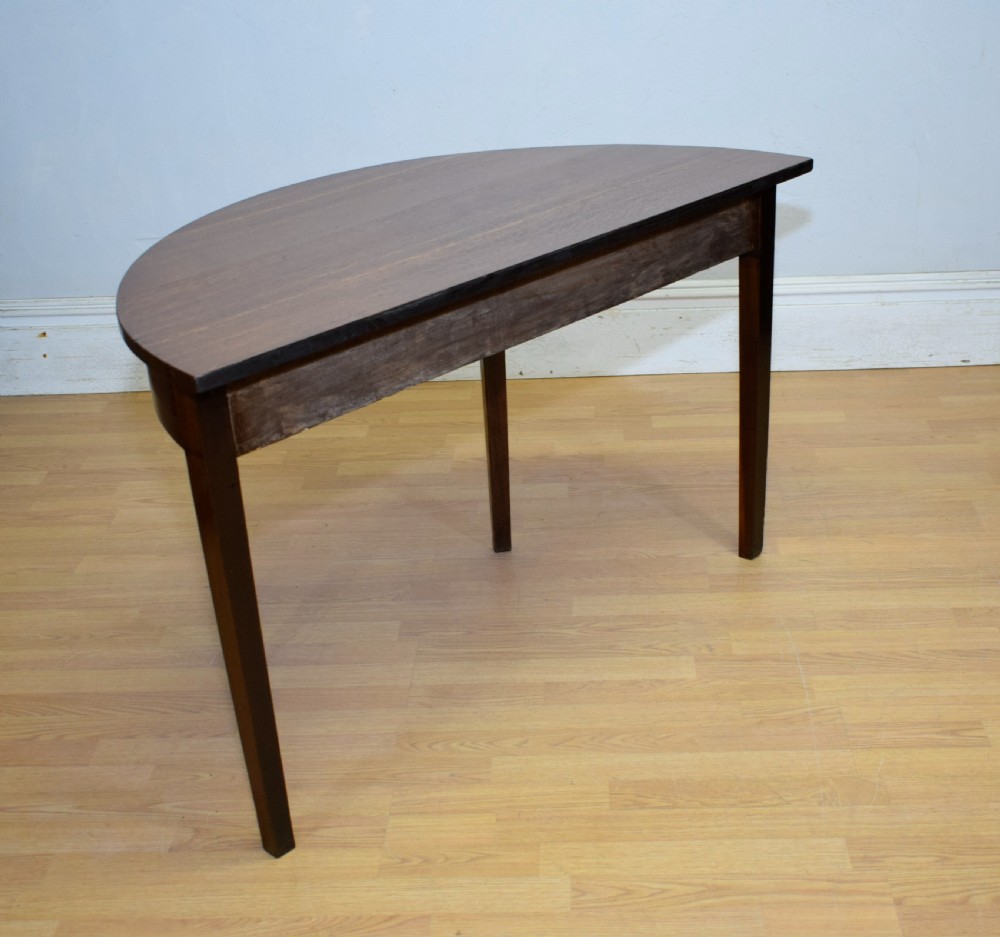 Georgian Demi Lune Console Table View IX