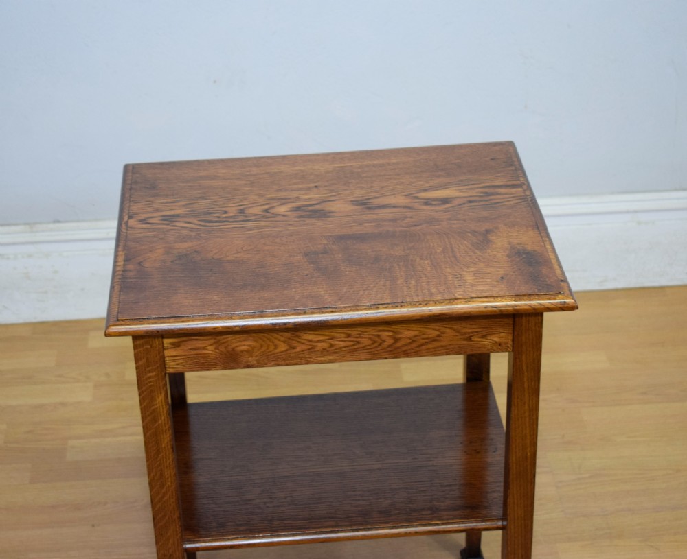Oak Arts & Crafts Occasional Table View III
