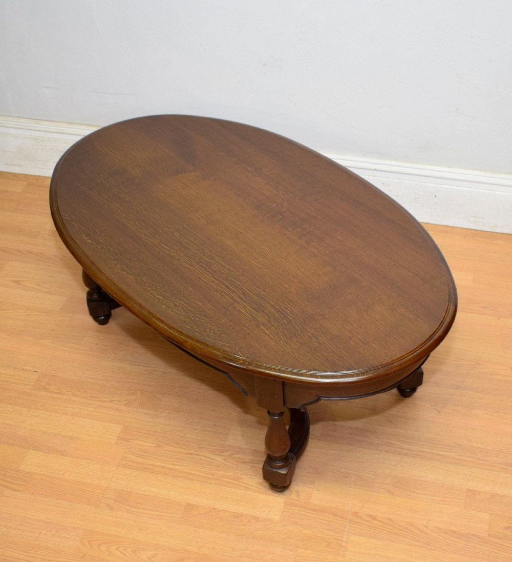 Oak Coffee Table Early 20th Century 