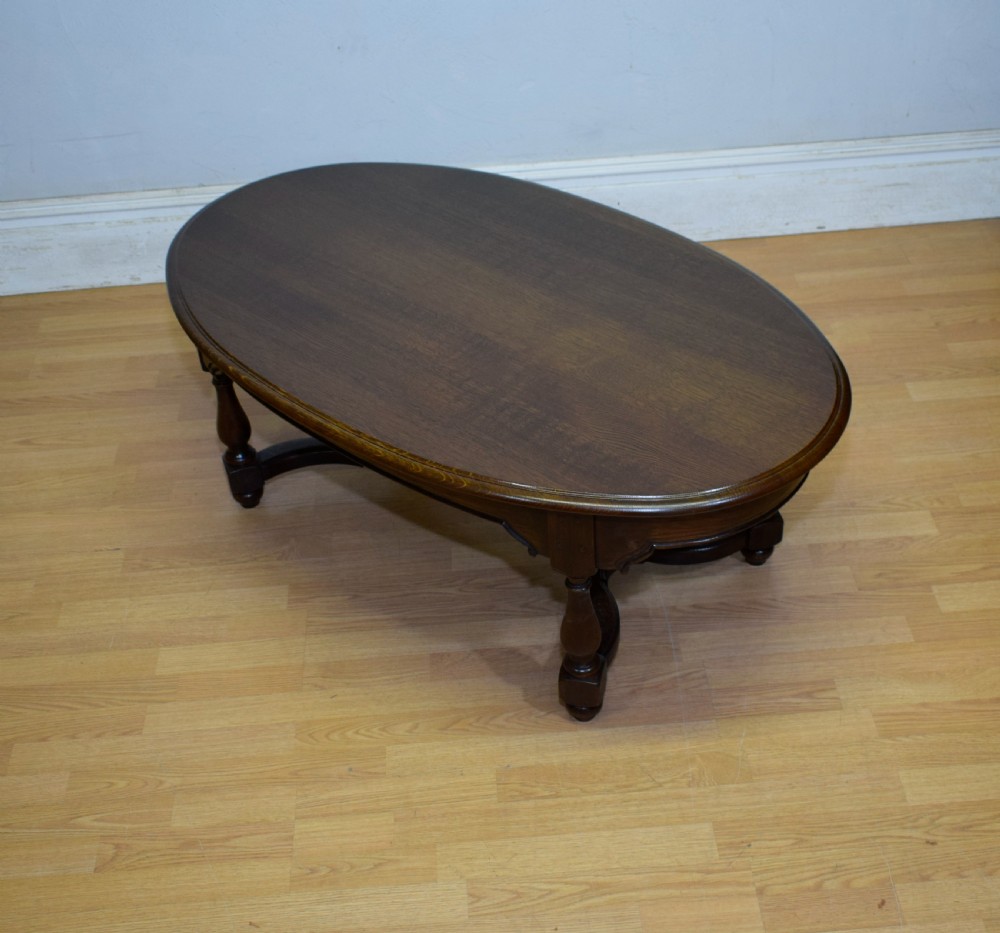 Oak Coffee Table Early 20th Century  View VII