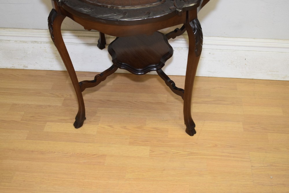 Victorian Center Table /  Jardiniere Table View XV