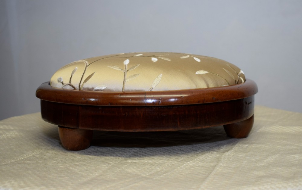 Victorian Walnut Foot Stool View V