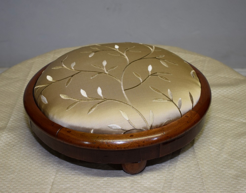 Victorian Walnut Foot Stool View VII