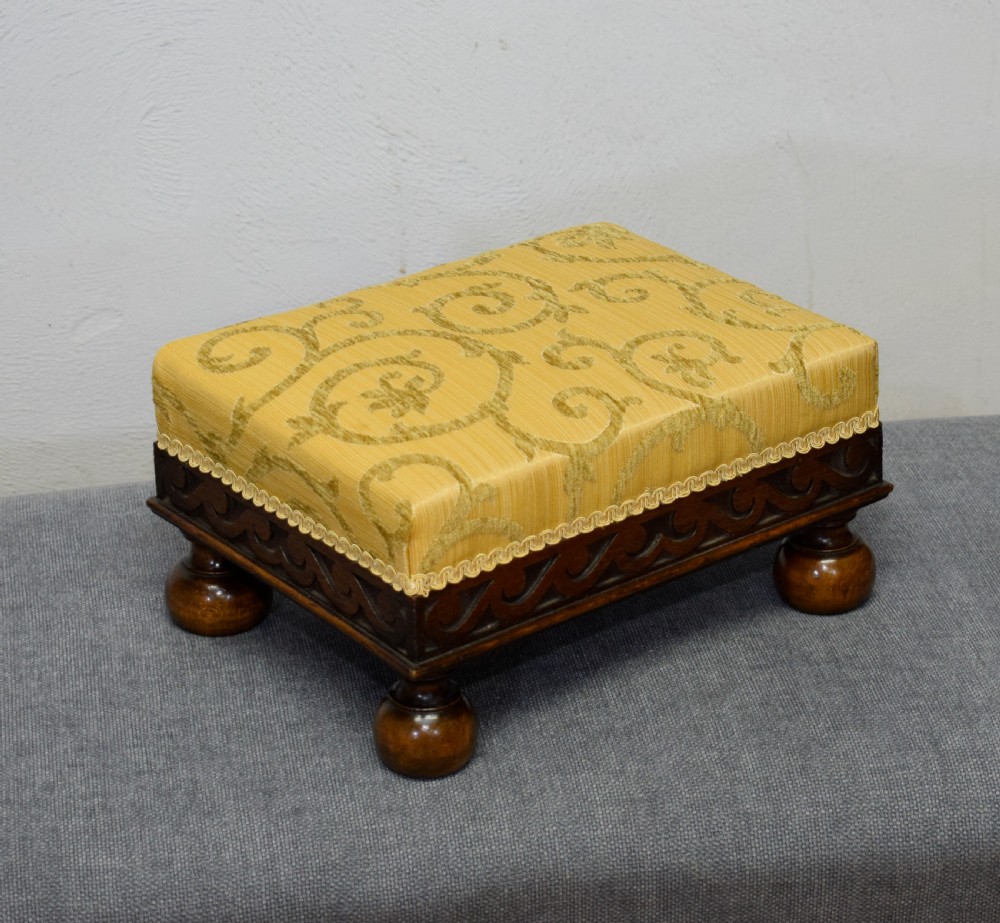 Antique Oak Foot Stool