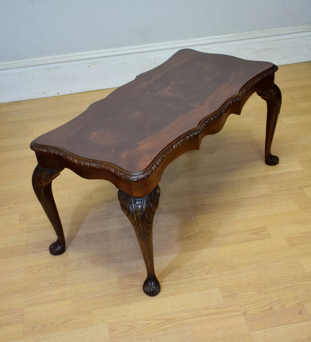 Mahogany Coffee Table Early 20th Century  View II