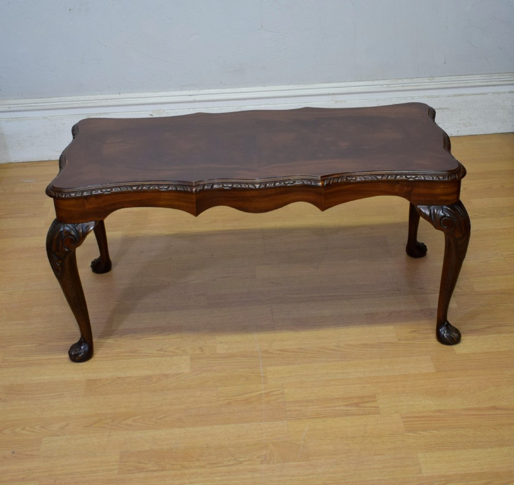 Mahogany Coffee Table Early 20th Century  View V
