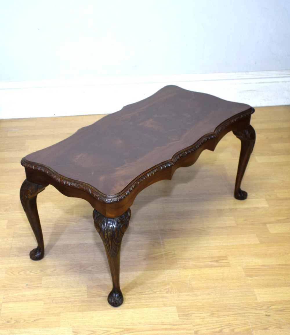 Mahogany Coffee Table Early 20th Century  View VII