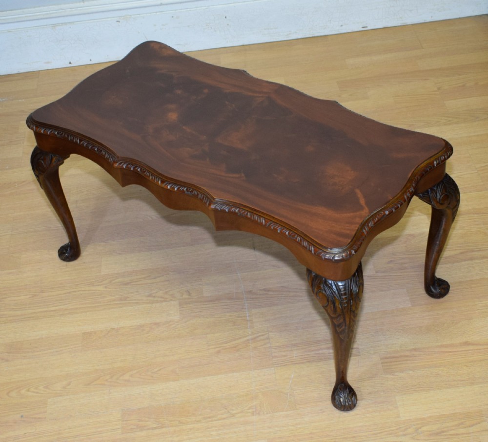 Mahogany Coffee Table Early 20th Century  View XI