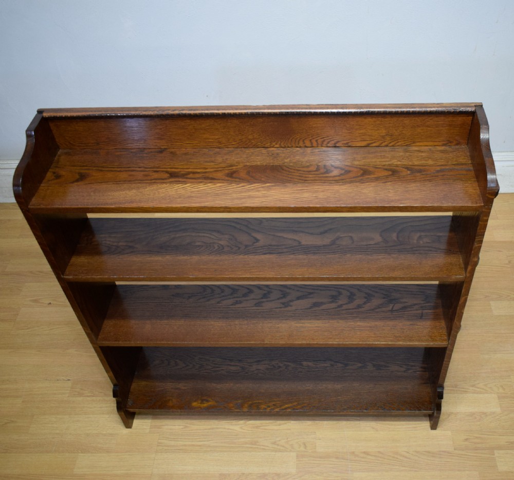 Arts & Crafts Oak Bookcase View III
