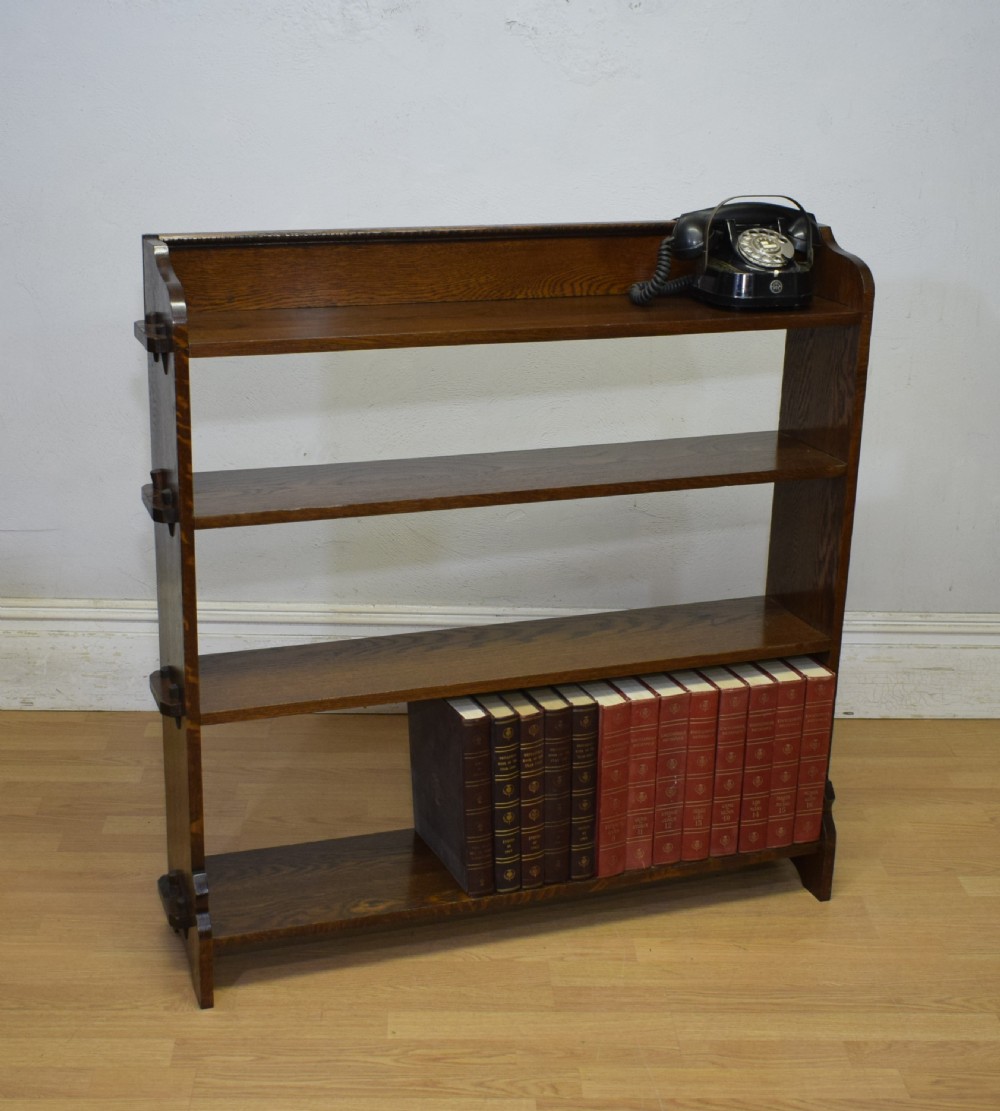 Arts & Crafts Oak Bookcase View VI