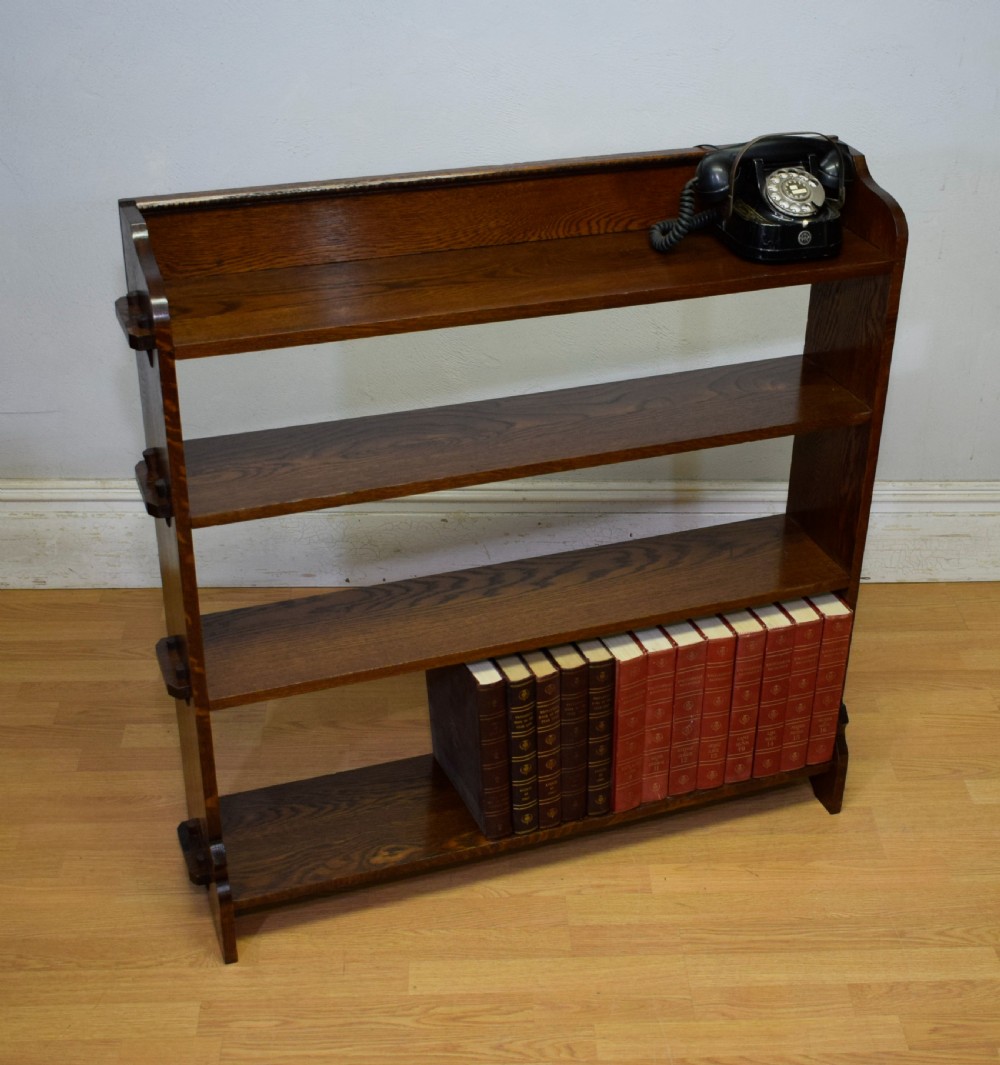 Arts & Crafts Oak Bookcase View VII