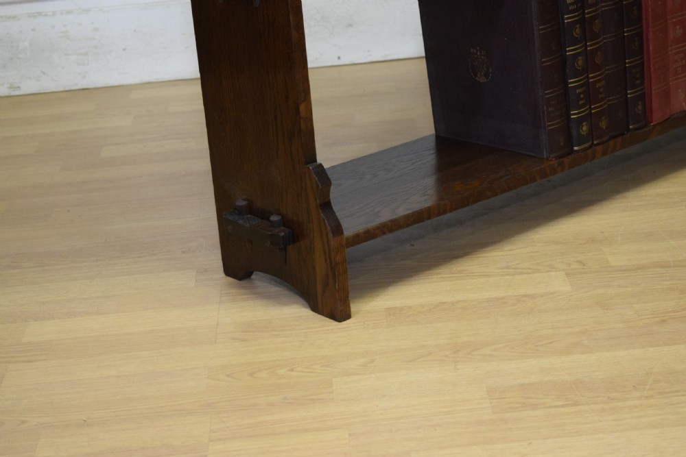 Arts & Crafts Oak Bookcase View XII