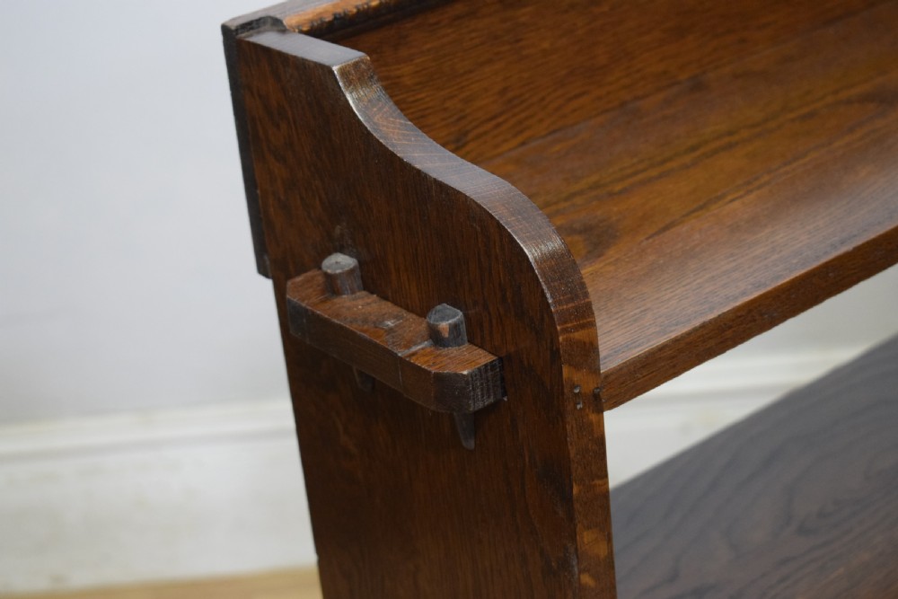 Arts & Crafts Oak Bookcase View XIII