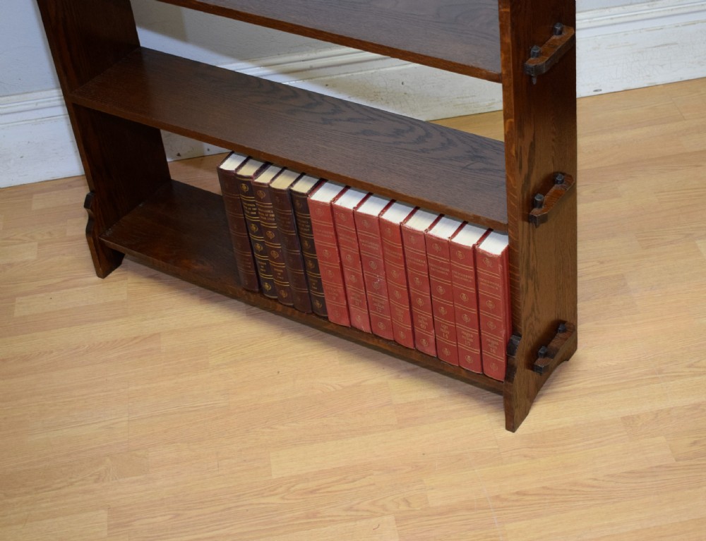 Arts & Crafts Oak Bookcase View XV