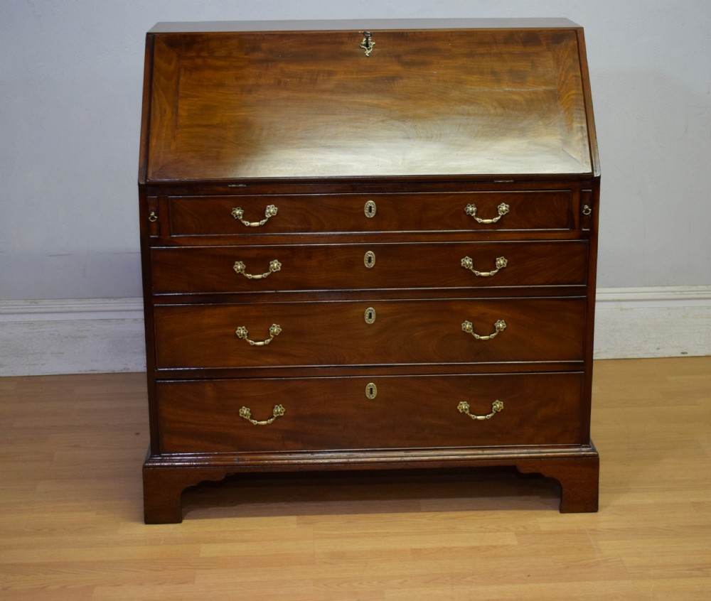 Georgian Period Mahogany Bureau View III