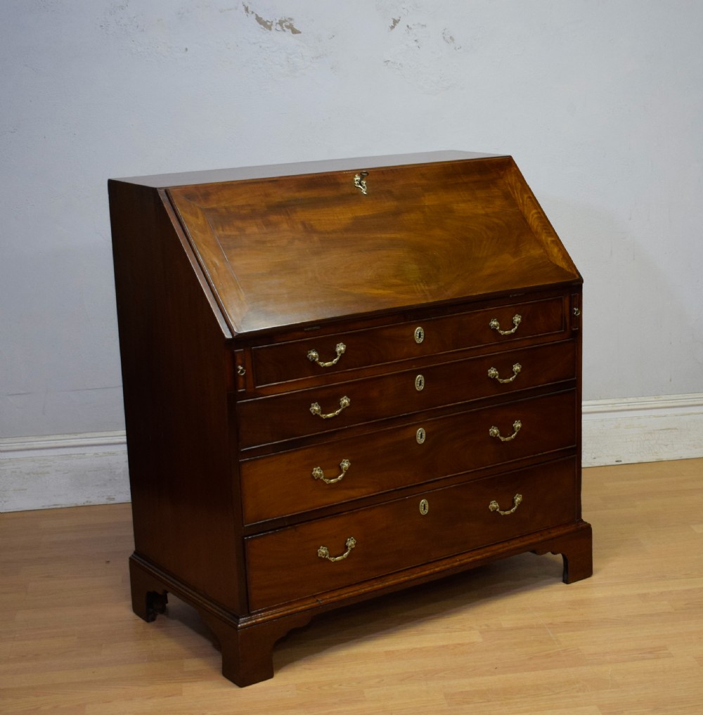 Georgian Period Mahogany Bureau View IV