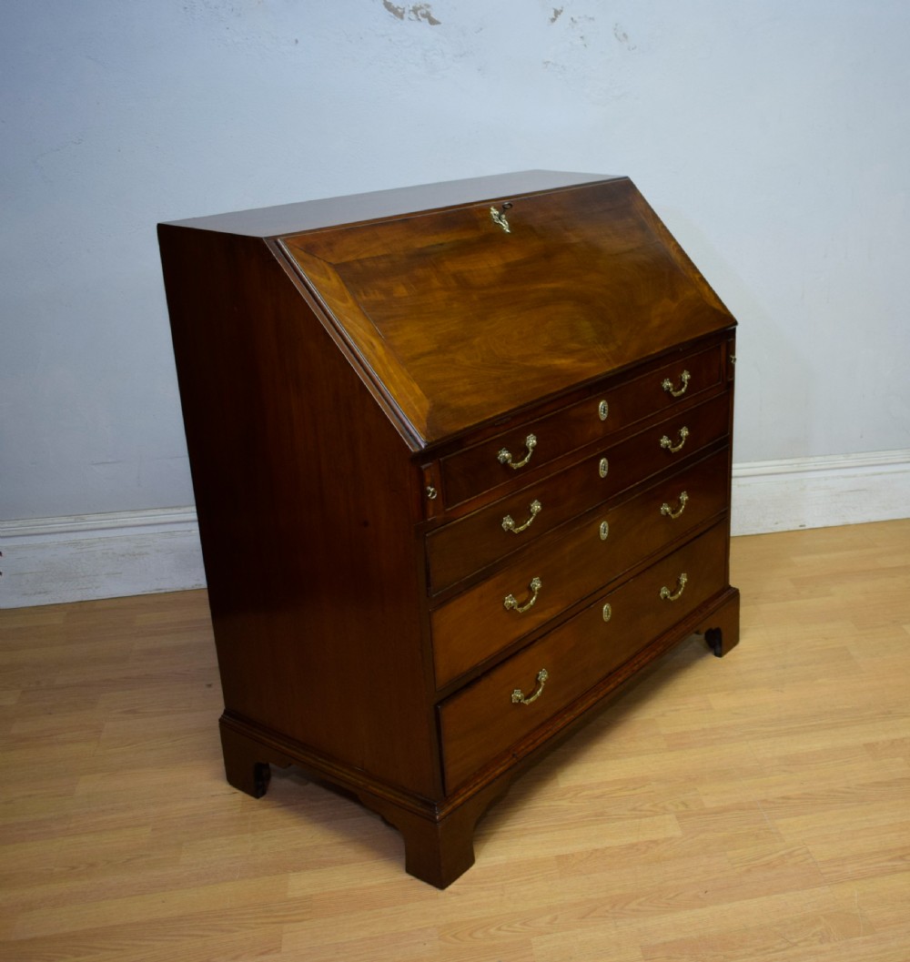 Georgian Period Mahogany Bureau View VI