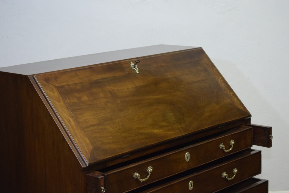 Georgian Period Mahogany Bureau View X