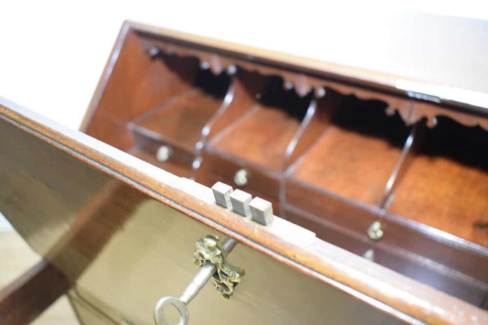 Georgian Period Mahogany Bureau View XVI