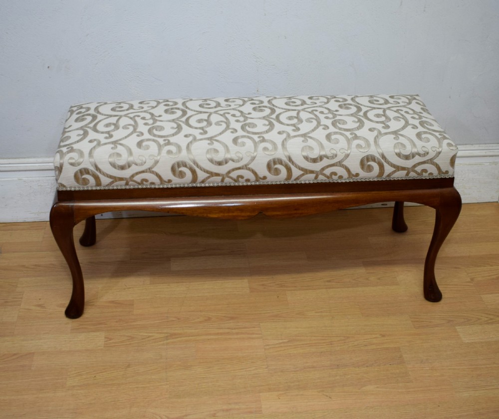 Early 20th Century Duet Piano Stool View II