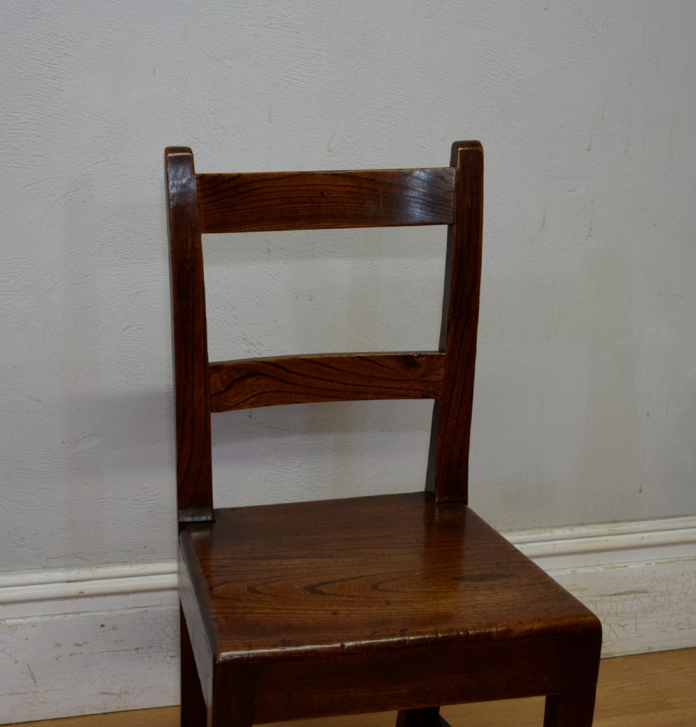 Georgian Period Elm Cottage Chair View V