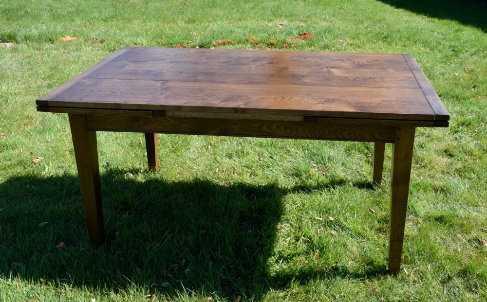 Oak Farmhouse Dining Table/Kitchen Table  View II