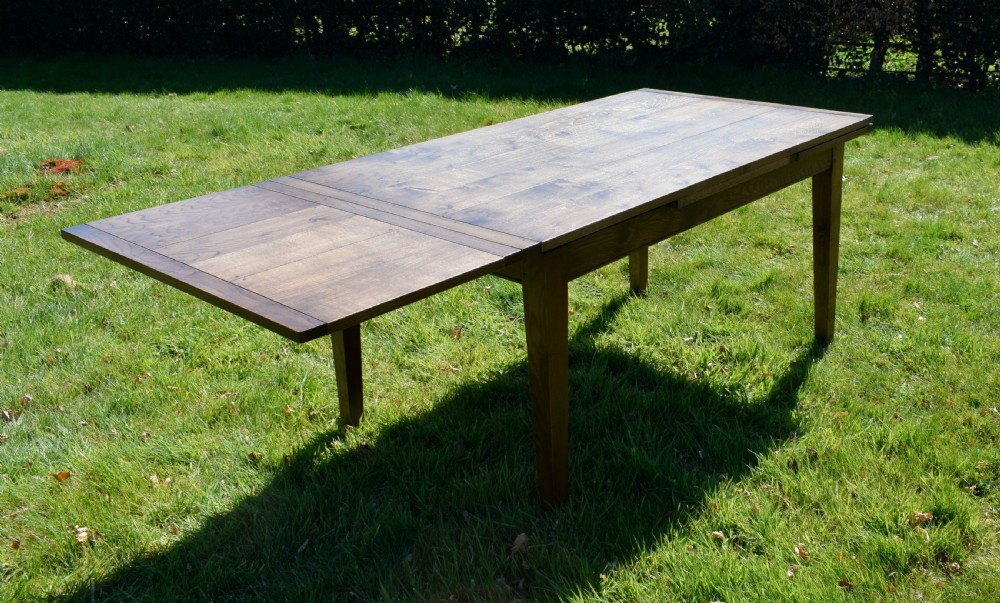 Oak Farmhouse Dining Table/Kitchen Table  View VII