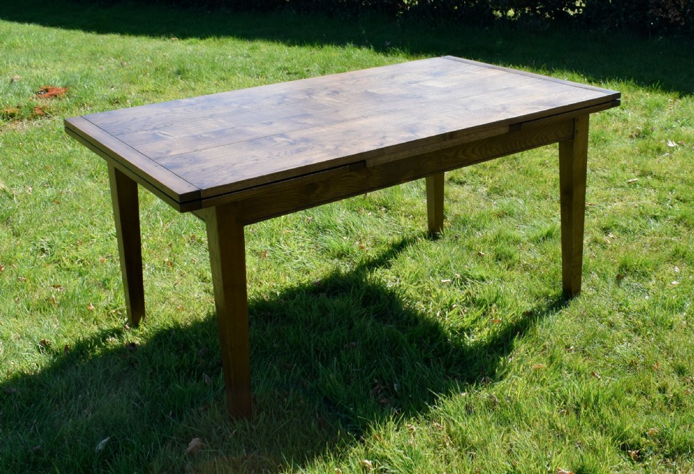 Oak Farmhouse Dining Table/Kitchen Table  View VIII