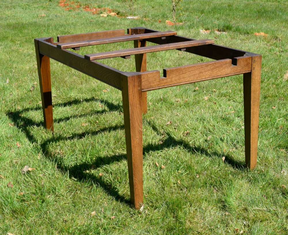 Oak Farmhouse Dining Table/Kitchen Table  View XI