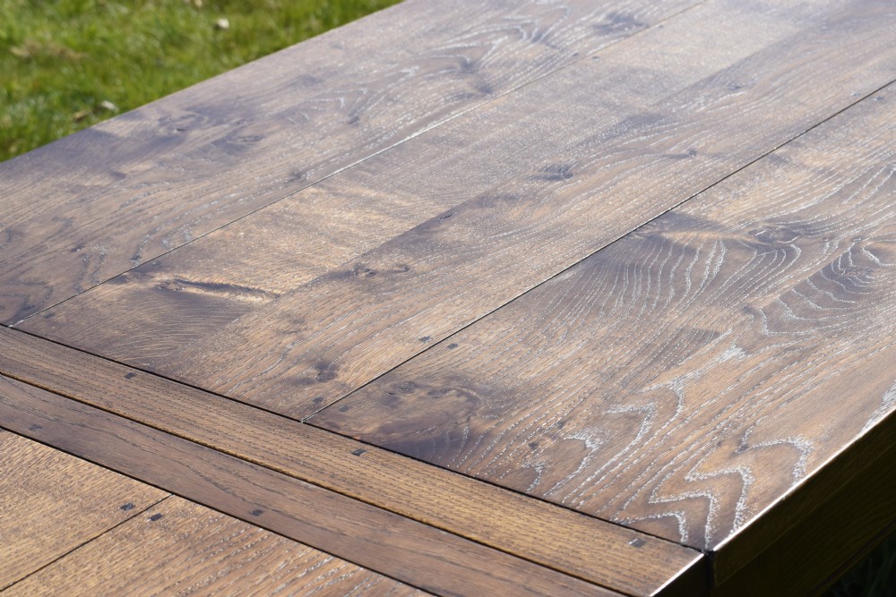 Oak Farmhouse Dining Table/Kitchen Table  View XVIII