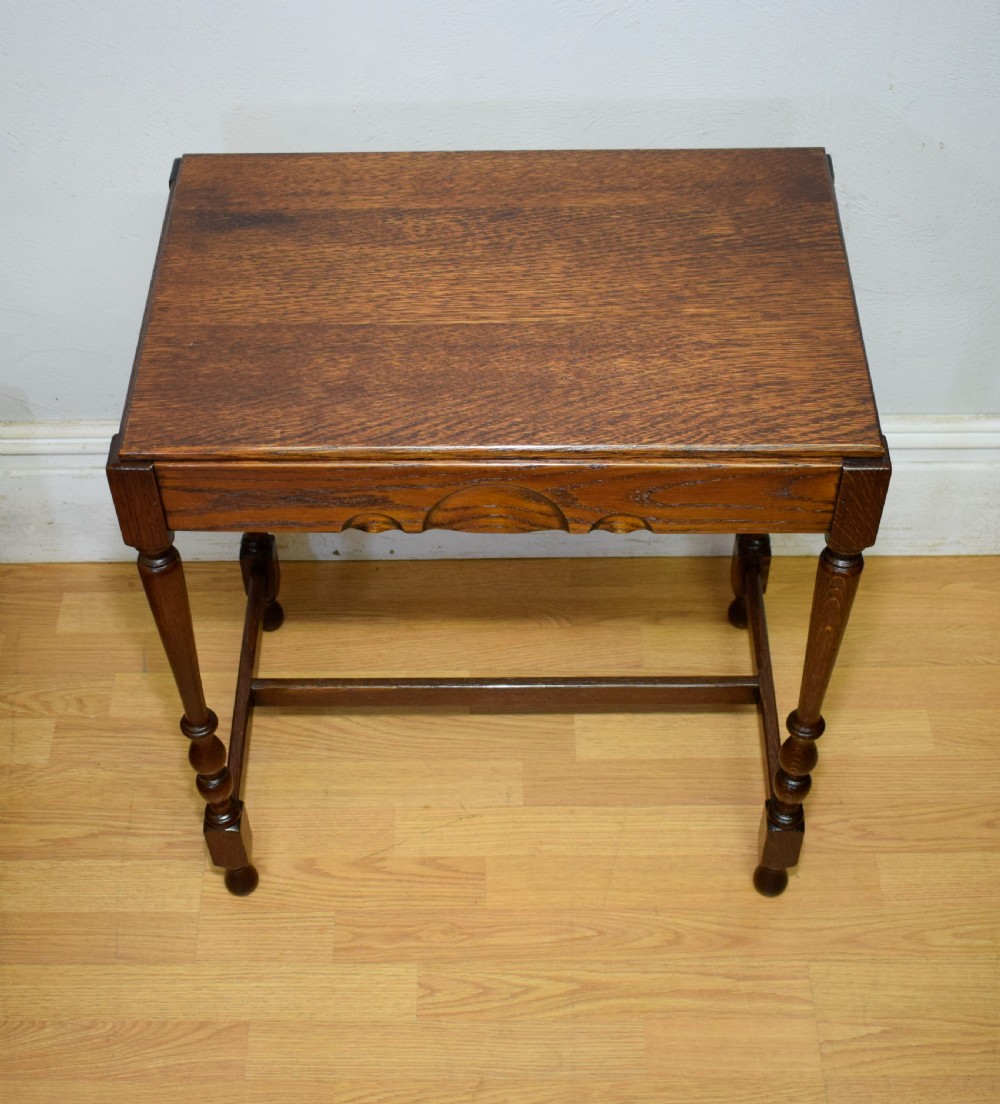 Early 20th Century Oak Console Table View XIV