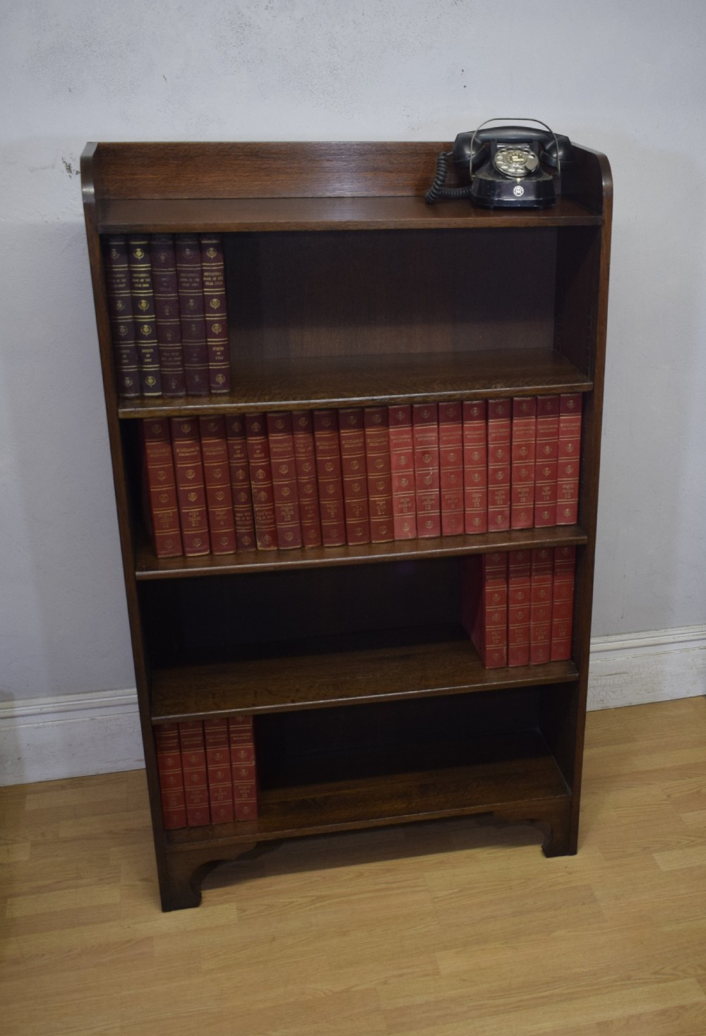 Oak Arts & Crafts Large Bookcase View III