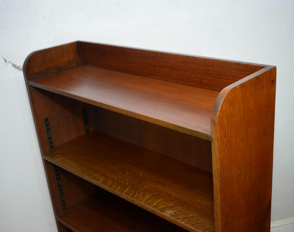Oak Arts & Crafts Large Bookcase View V