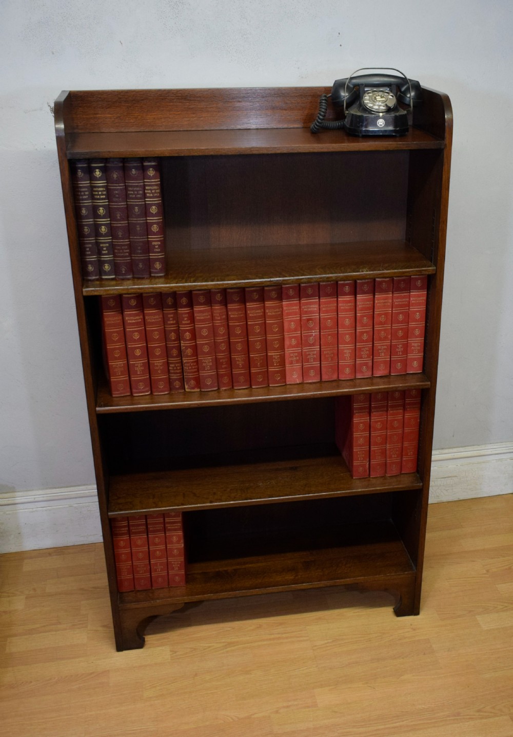 Oak Arts & Crafts Large Bookcase View VII