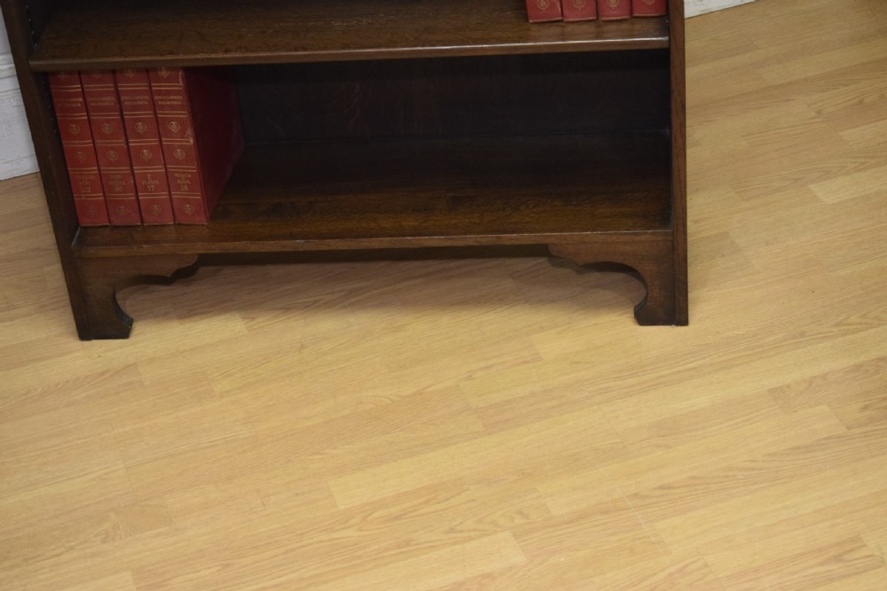 Oak Arts & Crafts Large Bookcase View X