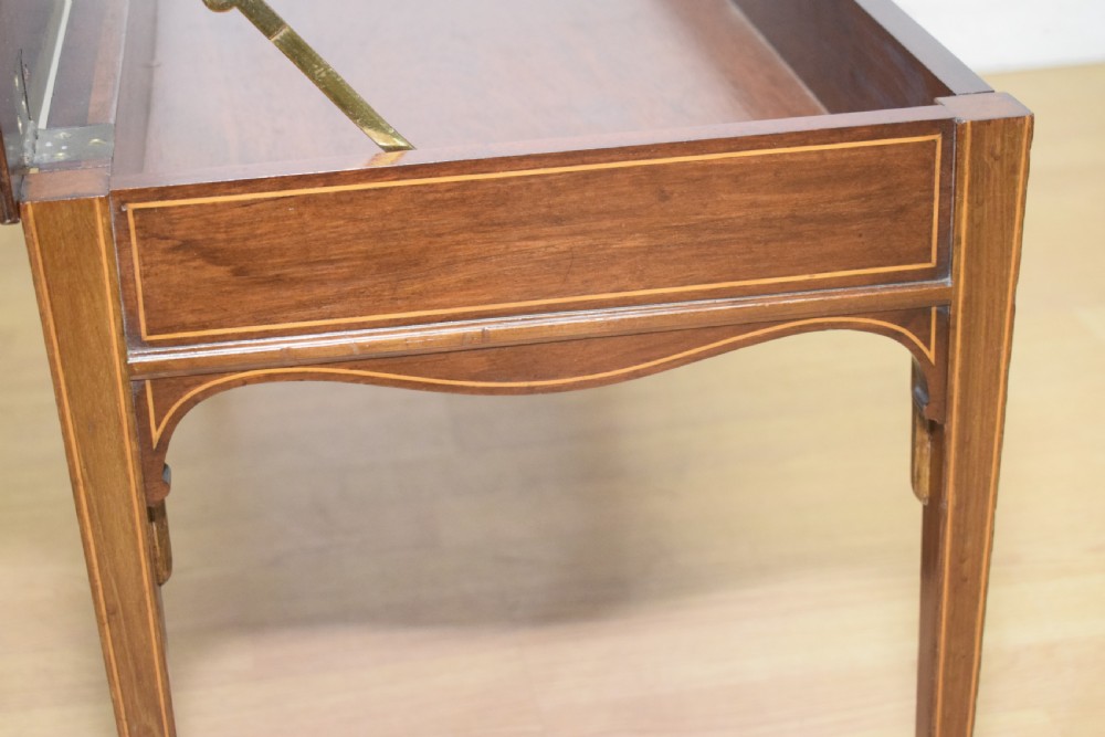 Mahogany Inlaid Piano Duet Stool View XXI
