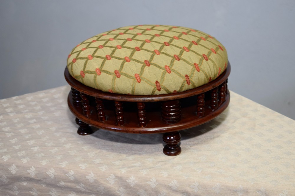 Edwardian Foot Stool View II