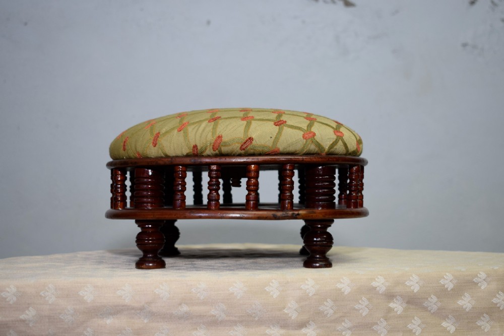Edwardian Foot Stool View IV