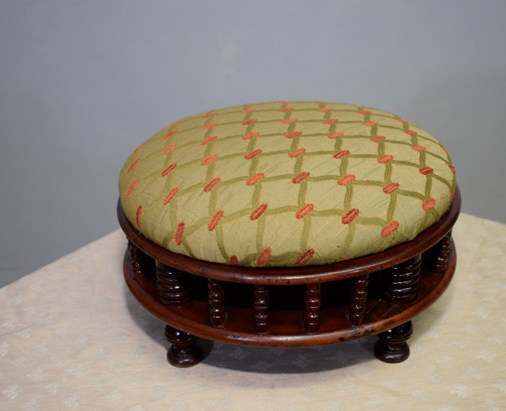 Edwardian Foot Stool View IX
