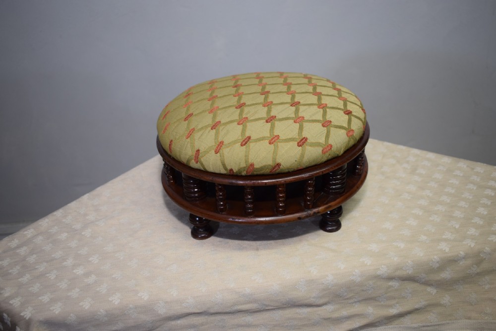 Edwardian Foot Stool View X