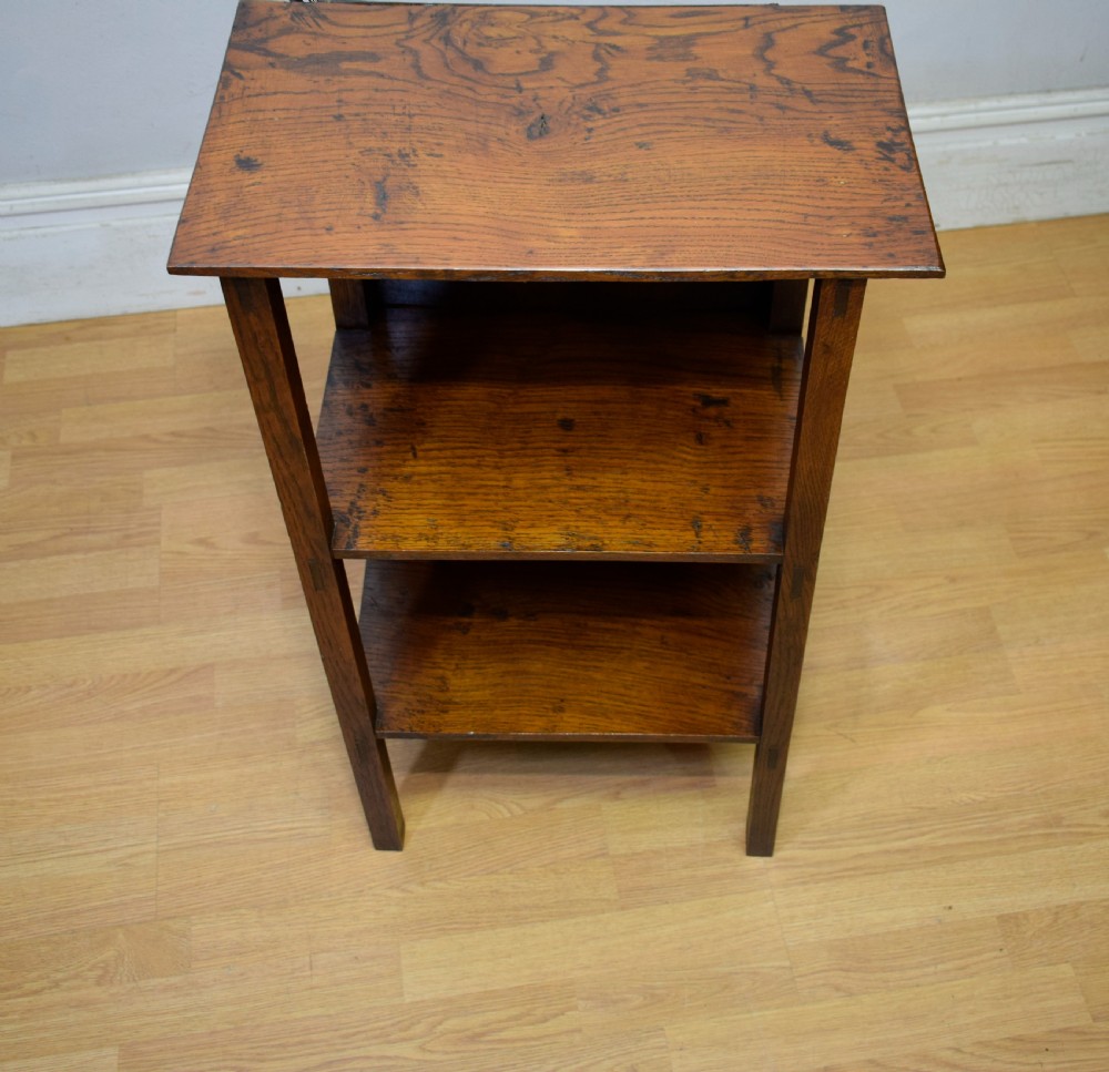 Oak Arts & Crafts Bookcase View VI