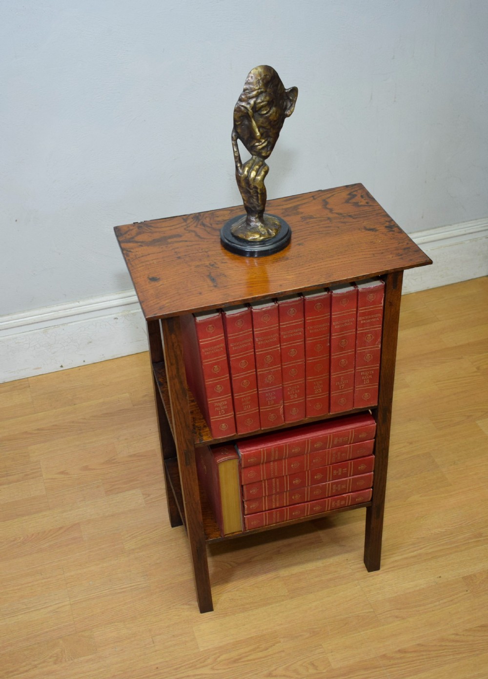 Oak Arts & Crafts Bookcase View IX