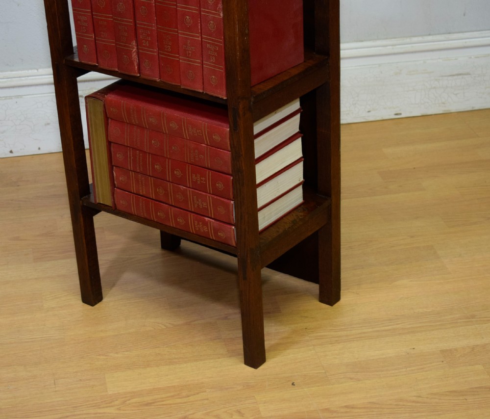Oak Arts & Crafts Bookcase View XI