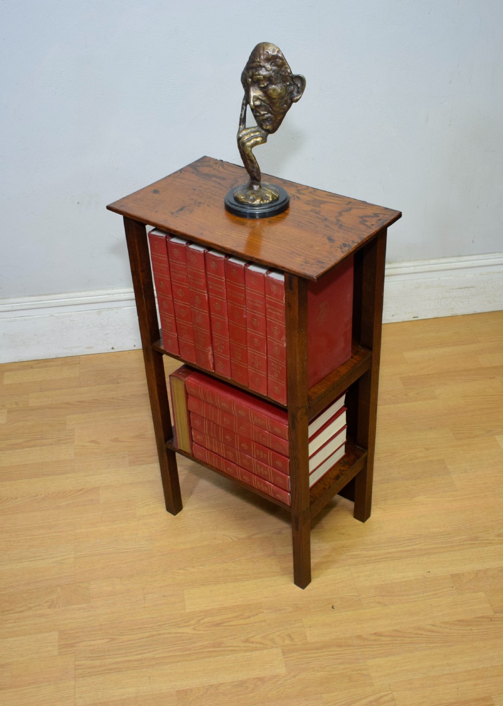 Oak Arts & Crafts Bookcase View XIII