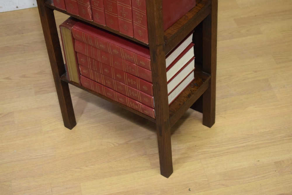 Oak Arts & Crafts Bookcase View XIV