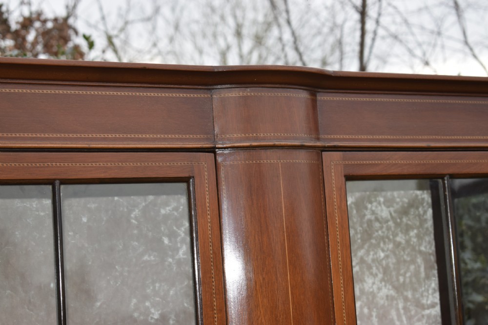 Edwardian Mahogany Inlaid Display Cabinet  View XI