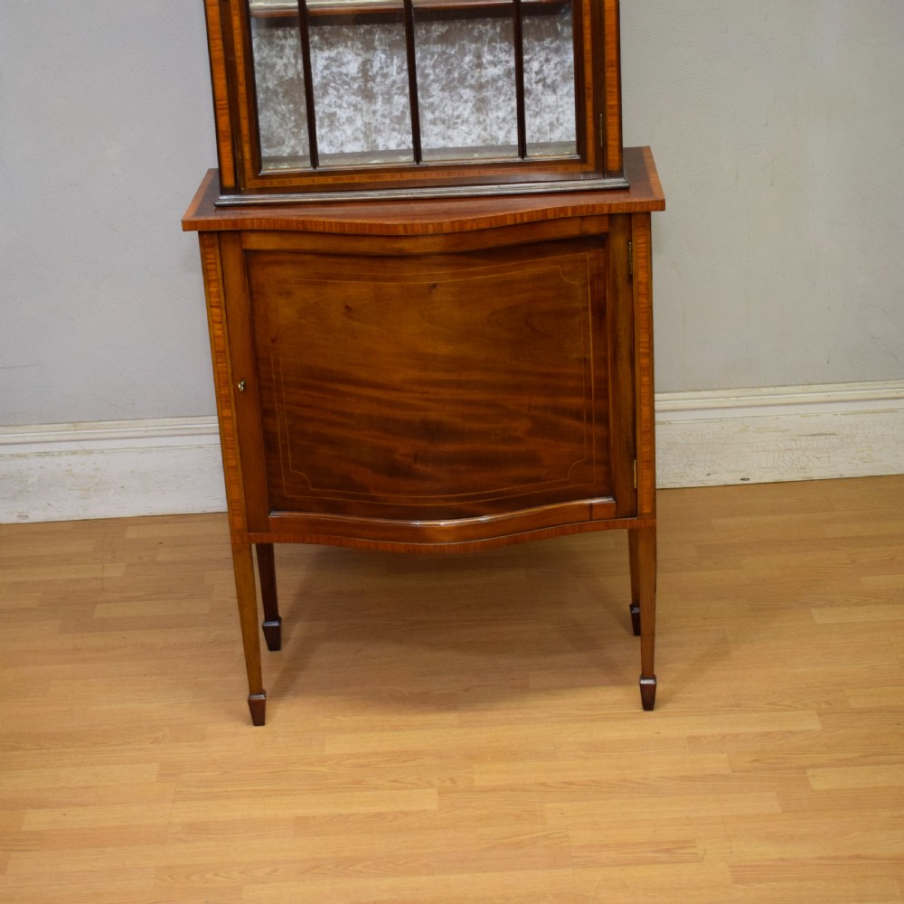 Edwardian Mahogany Inlaid Display Cabinet View XII