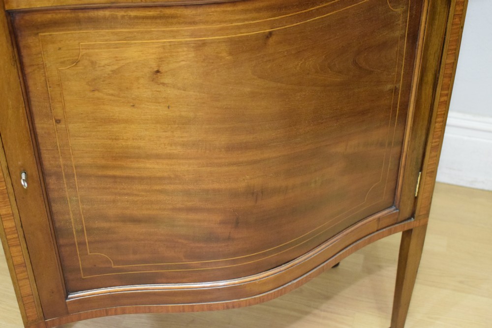 Edwardian Mahogany Inlaid Display Cabinet View XVIII